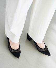LE TALON | 4.5cmポインテッドネットパンプス(パンプス)