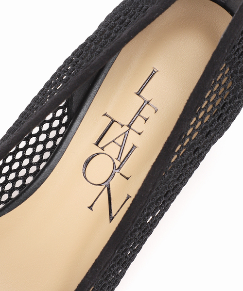 LE TALON(ルタロン)の「《追加》4.5cmポインテッドネットパンプス(パンプス・レディース・アイボリー/ネイビー/ゴールド/ブラック×ブラック・21.5/22cm/22.5cm/23cm/23.5cm/24cm/24.5cm/25cm/25.5cm/21)」の17枚目の写真