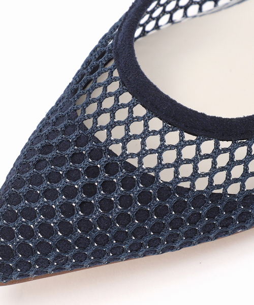 LE TALON(ルタロン)の「《追加》4.5cmポインテッドネットパンプス(パンプス・レディース・アイボリー/ネイビー/ゴールド/ブラック×ブラック・21.5/22cm/22.5cm/23cm/23.5cm/24cm/24.5cm/25cm/25.5cm/21)」の22枚目の写真