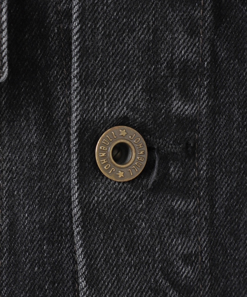 Johnbull（ジョンブル）の「【JOHNBULL/ジョンブル】ブラックデニムジャケット（デニムジャケット・レディース・スミクロ・FREE）」の8枚目の写真