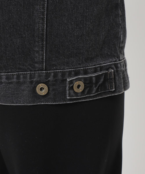 Johnbull（ジョンブル）の「【JOHNBULL/ジョンブル】ブラックデニムジャケット（デニムジャケット・レディース・スミクロ・FREE）」の9枚目の写真