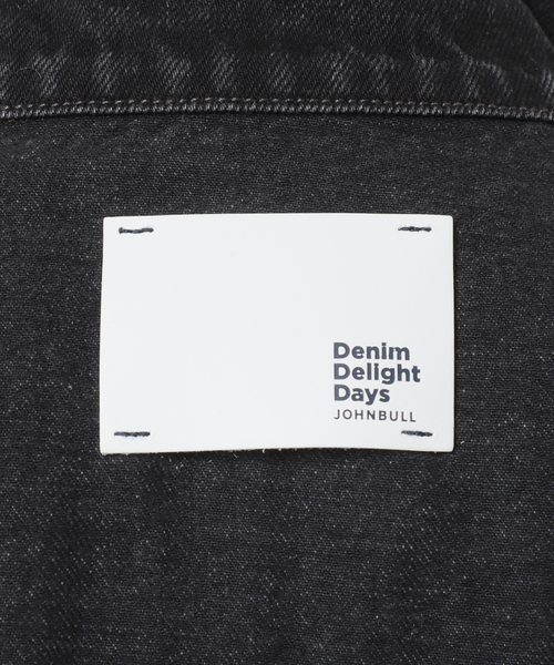 Johnbull（ジョンブル）の「【JOHNBULL/ジョンブル】ブラックデニムジャケット（デニムジャケット・レディース・スミクロ・FREE）」の5枚目の写真