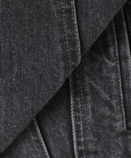 Johnbull（ジョンブル）の「【JOHNBULL/ジョンブル】ブラックデニムジャケット（デニムジャケット・レディース・スミクロ・FREE）」の6枚目の写真