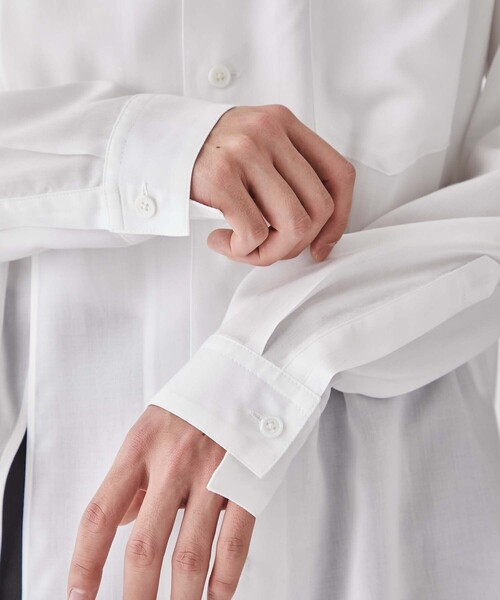 sulvam/サルバム】開襟パイピングシャツ（シャツ/ブラウス）｜sulvam