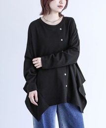 kOhAKU | 『ドレープデザインカットソー』(Tシャツ/カットソー)