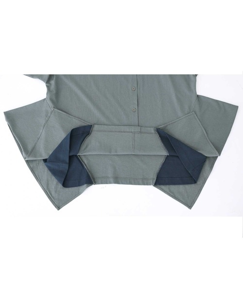 kOhAKU（コハク）の「『ドレープデザインカットソー』（Tシャツ/カットソー・レディース・グリーン/ブラック・FREE）」の16枚目の写真