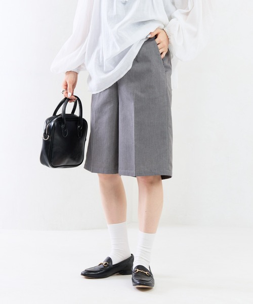 センタープレスワイドハーフパンツ（その他パンツ）｜FREAK'S