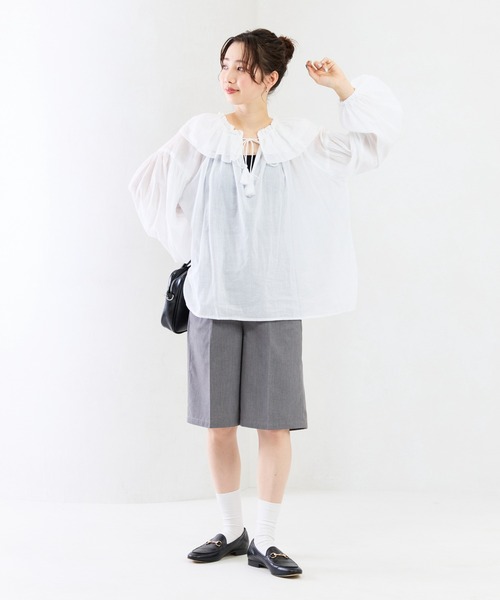 ENFOLD　センタープレス　ハーフパンツ センタープレスハーフパンツ | レディースファッション通販 - DHOLIC