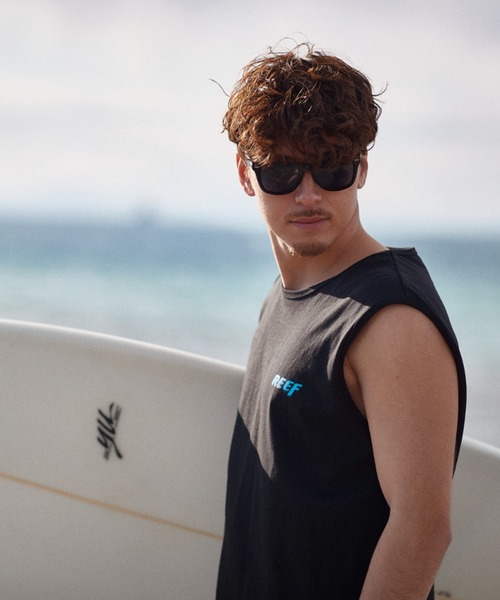 REEF（リーフ）の「【REEF】FROM LAND TO SEA TANK（タンクトップ・メンズ・ブラック/ホワイト・X-LARGE/LARGE/MEDIUM）」の6枚目の写真