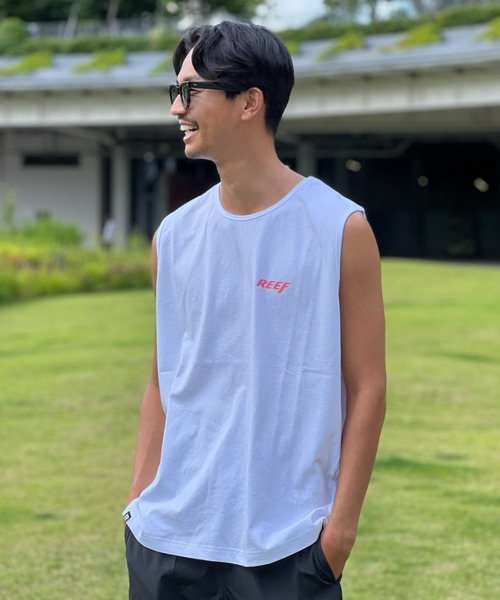 REEF（リーフ）の「【REEF】FROM LAND TO SEA TANK（タンクトップ・メンズ・ブラック/ホワイト・X-LARGE/LARGE/MEDIUM）」の9枚目の写真