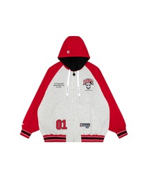 AAPE REVERSIBLE ZIP UP HOODIE JACKET