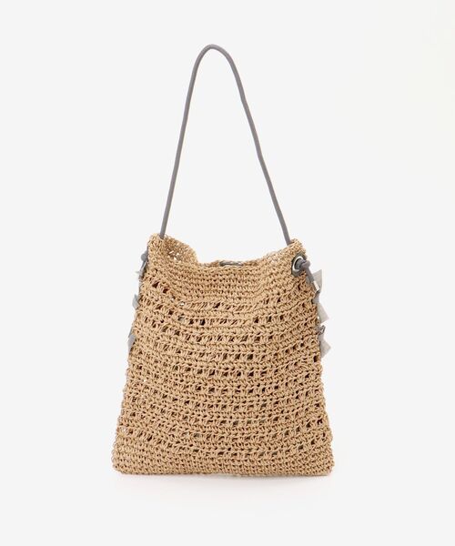 le.coeur blanc（ルクールブラン）の「ペーパーリボンショルダー（ショルダーバッグ・レディース・グレー/ブラック・FREE）」の12枚目の写真