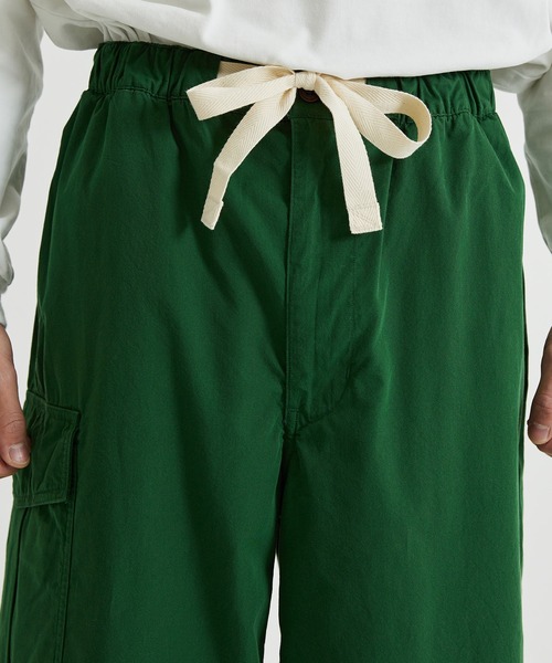 nanamica(ナナミカ)の「【nanamica / ナナミカ】Easy Pants/イージーパンツ(ワイドカーゴパンツ)(カーゴパンツ・メンズ・キナリ/グリーン/サックスブルー/ネイビー・32inch/34inch/30inch)」の10枚目の写真