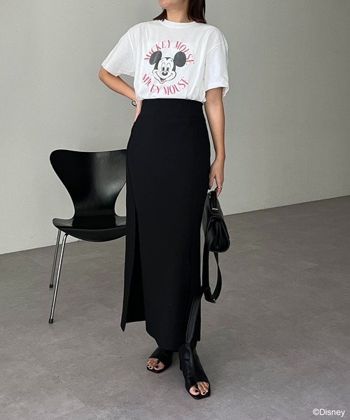 GOOD ROCK SPEED（グッドロックスピード）の「〈GOOD ROCK SPEED〉MICKEY Tシャツ（Tシャツ/カットソー・レディース・グレー/ホワイト/ネイビー・FREE）」の7枚目の写真