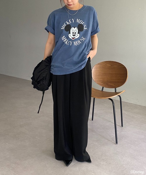 GOOD ROCK SPEED（グッドロックスピード）の「〈GOOD ROCK SPEED〉MICKEY Tシャツ（Tシャツ/カットソー・レディース・グレー/ホワイト/ネイビー・FREE）」の18枚目の写真