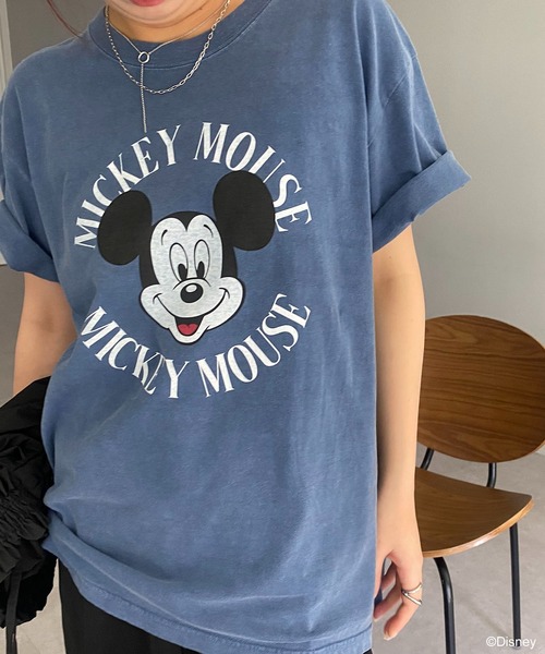 GOOD ROCK SPEED（グッドロックスピード）の「〈GOOD ROCK SPEED〉MICKEY Tシャツ（Tシャツ/カットソー・レディース・グレー/ホワイト/ネイビー・FREE）」の17枚目の写真