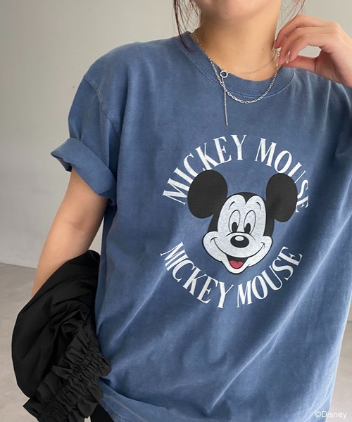 GOOD ROCK SPEED（グッドロックスピード）の「〈GOOD ROCK SPEED〉MICKEY Tシャツ（Tシャツ/カットソー・レディース・グレー/ホワイト/ネイビー・FREE）」の21枚目の写真