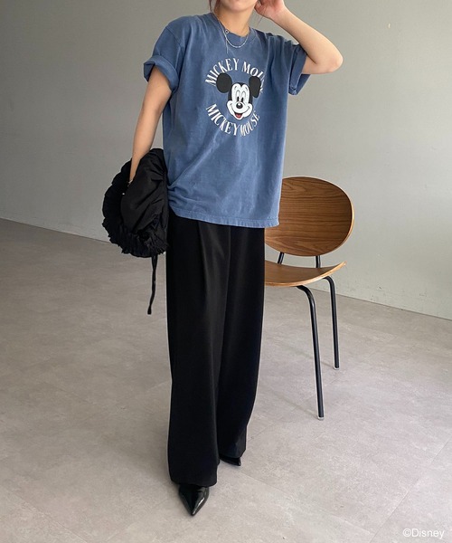 GOOD ROCK SPEED（グッドロックスピード）の「〈GOOD ROCK SPEED〉MICKEY Tシャツ（Tシャツ/カットソー・レディース・グレー/ホワイト/ネイビー・FREE）」の19枚目の写真