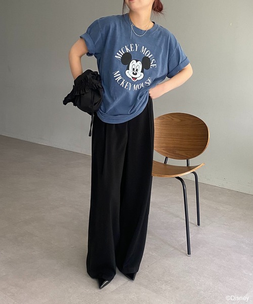 GOOD ROCK SPEED（グッドロックスピード）の「〈GOOD ROCK SPEED〉MICKEY Tシャツ（Tシャツ/カットソー・レディース・グレー/ホワイト/ネイビー・FREE）」の20枚目の写真