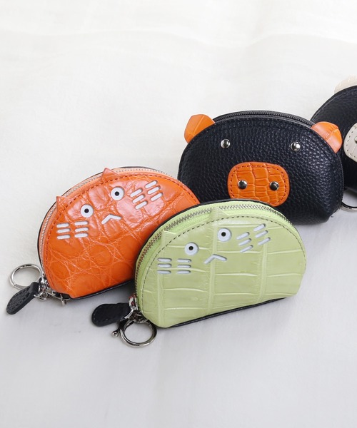 レザーアニマルポーチ ミニ小銭入れ（ポーチ）｜sankyo shokai