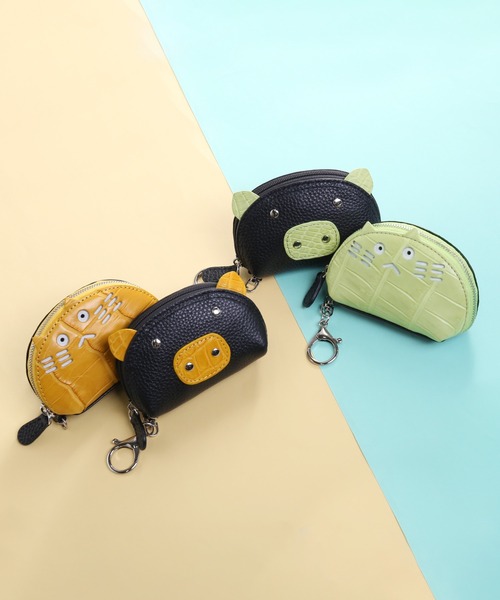 レザーアニマルポーチ ミニ小銭入れ（ポーチ）｜sankyo shokai