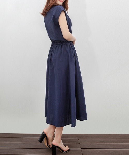 ネストローブ♡リネンフレンチスリーブワンピース New Arrival >>セレクトアイテム | ONLINE SHOP | nest Robe