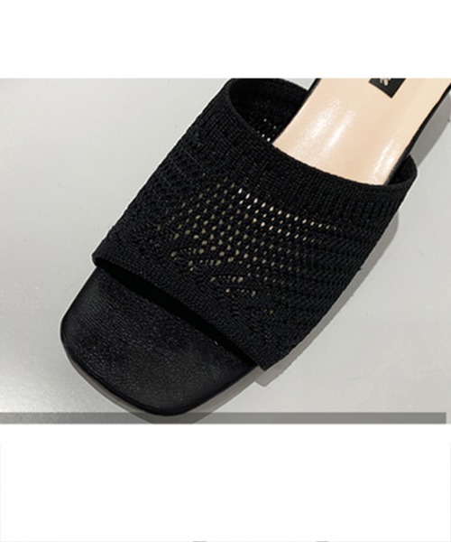 Miniministore(ミニミニストア)の「ミュールサンダル チャンキーヒール 美脚(サンダル・レディース・イエロー/ベージュ/グリーン/ブラック・23.5cm/23.0cm/24.0cm/22.5cm/24.5cm)」の21枚目の写真