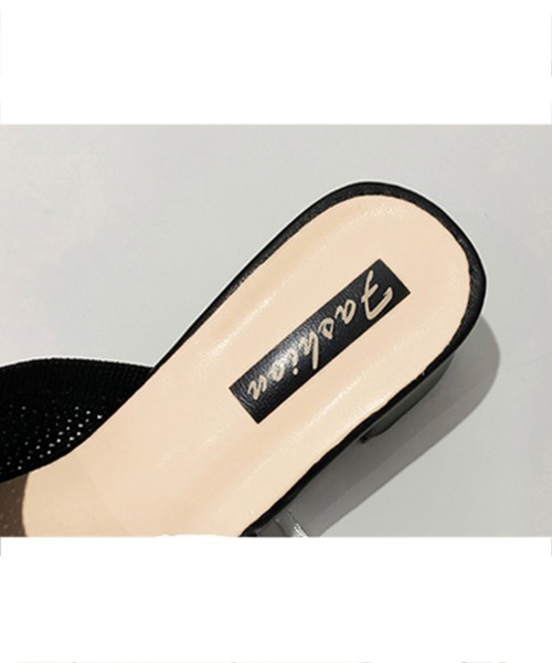 Miniministore(ミニミニストア)の「ミュールサンダル チャンキーヒール 美脚(サンダル・レディース・イエロー/ベージュ/グリーン/ブラック・23.5cm/23.0cm/24.0cm/22.5cm/24.5cm)」の22枚目の写真