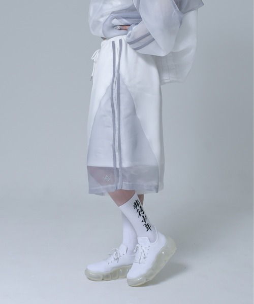 REFLEM【レフレム】BIG切り替えジャージハーフパンツ　パープル REFLEM【レフレム】BIG切り替えジャージハーフパンツ パープル