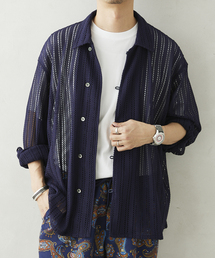 JOURNAL STANDARD relume | ストライプレース ループシャツ(シャツ/ブラウス)