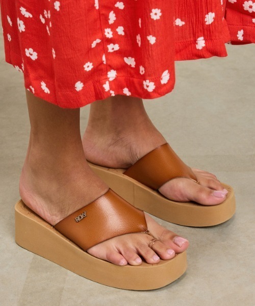ROXY（ロキシー）の「SUNSET DREAMS/ロキシー厚底サンダル（サンダル・レディース・ベージュ・25cm/24cm/23cm）」の16枚目の写真