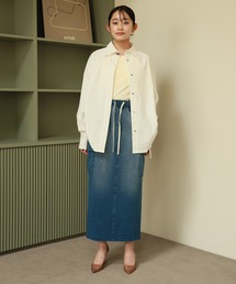 Vicente | Metal Point Side Shirring Shirt(シャツ/ブラウス)