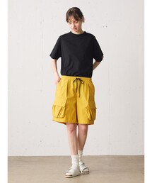 MidiUmi ナイロンサイドポケットハーフパンツ