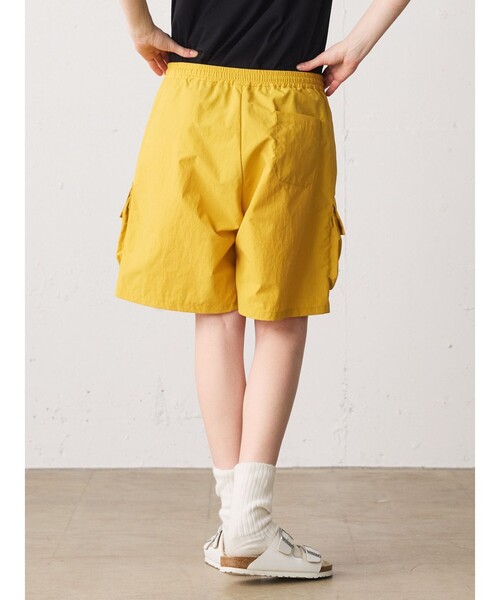 MidiUmi（ミディウミ）の「MidiUmi ナイロンサイドポケットハーフパンツ（その他パンツ・レディース・ライトブルー/イエロー・FREE）」の12枚目の写真