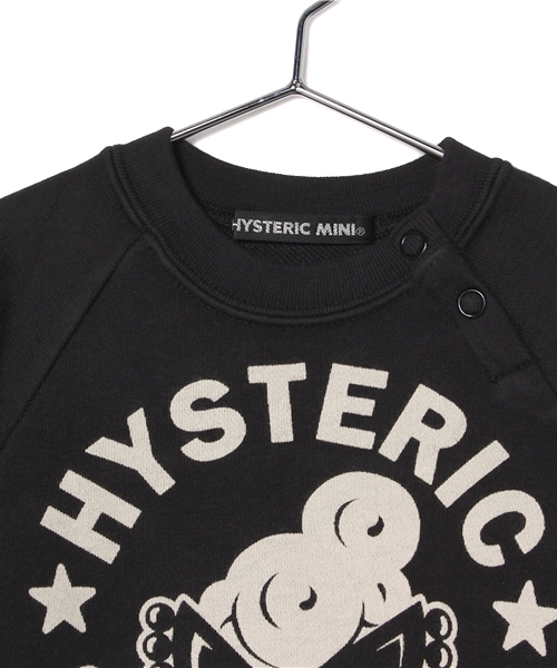 HYSTERIC MINI（ヒステリックミニ）の「BABY  Rolling variation star mini サーモライト トレーナー（スウェット・キッズ・ブラック/グレー・90/80）」の10枚目の写真