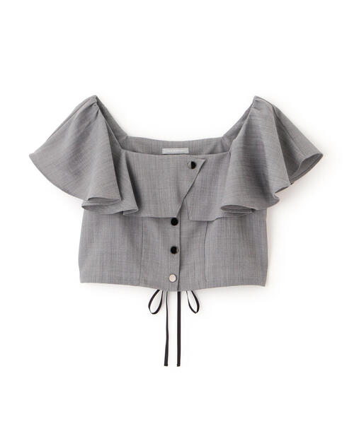 【セール】◇リネンライククロップドブラウス（シャツ/ブラウス）｜JILL by JILL STUART（ジルバイジルスチュアート）