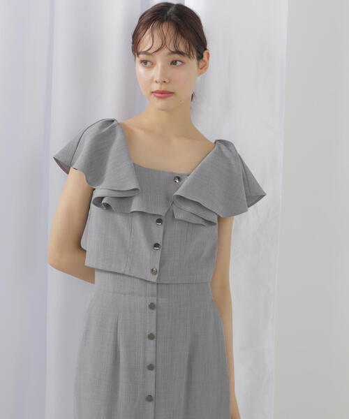 【セール】◇リネンライククロップドブラウス（シャツ/ブラウス）｜JILL by JILL STUART（ジルバイジルスチュアート）