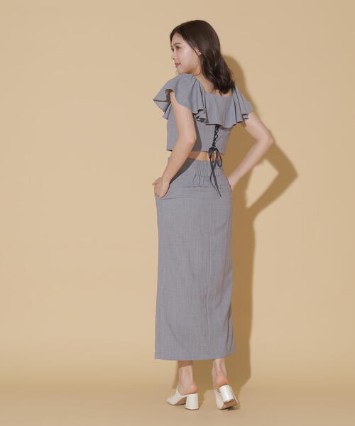 【セール】◇リネンライククロップドブラウス（シャツ/ブラウス）｜JILL by JILL STUART（ジルバイジルスチュアート）