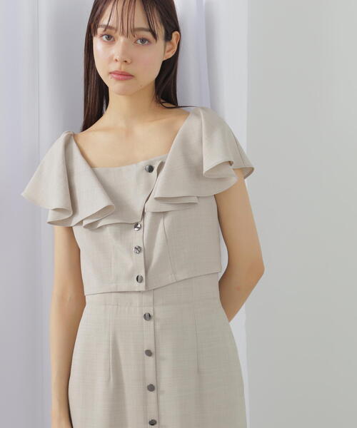 【セール】◇リネンライククロップドブラウス（シャツ/ブラウス）｜JILL by JILL STUART（ジルバイジルスチュアート）