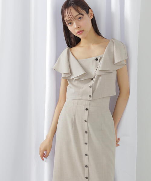 【セール】◇リネンライククロップドブラウス（シャツ/ブラウス）｜JILL by JILL STUART（ジルバイジルスチュアート）