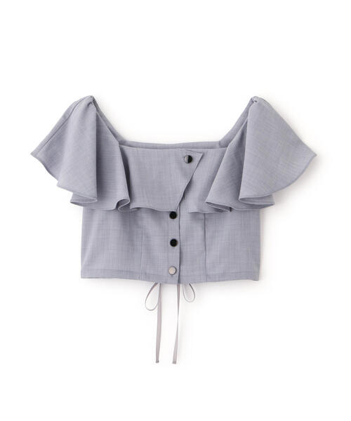 【セール】◇リネンライククロップドブラウス（シャツ/ブラウス）｜JILL by JILL STUART（ジルバイジルスチュアート）