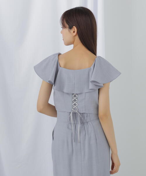 【セール】◇リネンライククロップドブラウス（シャツ/ブラウス）｜JILL by JILL STUART（ジルバイジルスチュアート）