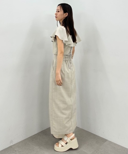 【セール】◇リネンライククロップドブラウス（シャツ/ブラウス）｜JILL by JILL STUART（ジルバイジルスチュアート）