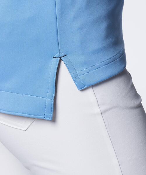 UNDER ARMOUR(アンダーアーマー)の「UAアーマーニット ショートスリーブ モックネック シャツ(ゴルフ/レディース)(ポロシャツ・レディース・ブルー系・S/L/M/XL)」の6枚目の写真