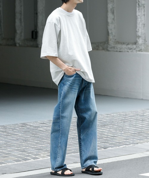 Champion(チャンピオン)の「『別注』Champion×UR Relax Sleeve T-shirts(Tシャツ/カットソー・メンズ・ホワイト/グリーン/バーガンディー/ベージュ/オートミール/ネイビー・MEDIUM/LARGE/X-LARGE)」の14枚目の写真