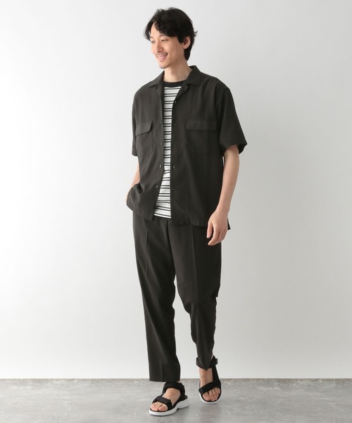 GLOBAL WORK(グローバルワーク)の「爽快DRYタッチスラックス/992222(スラックス・メンズ・スミクロ/ネイビー/ブラック・SMALL/MEDIUM/LARGE/X-LARGE)」の8枚目の写真