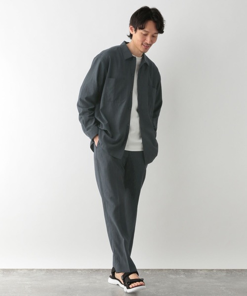 GLOBAL WORK(グローバルワーク)の「爽快DRYタッチスラックス/992222(スラックス・メンズ・スミクロ/ネイビー/ブラック・SMALL/MEDIUM/LARGE/X-LARGE)」の16枚目の写真