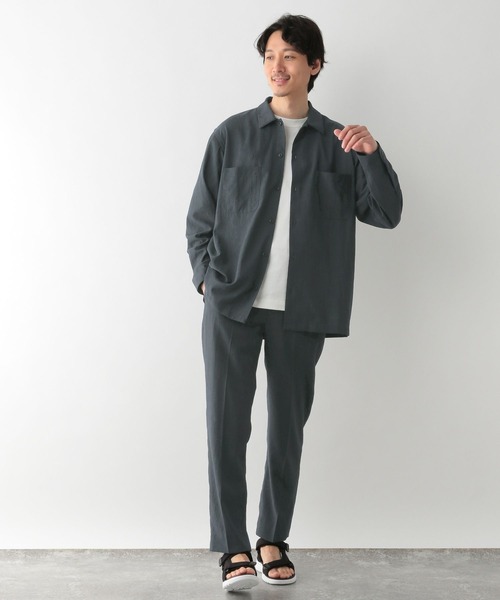 GLOBAL WORK(グローバルワーク)の「爽快DRYタッチスラックス/992222(スラックス・メンズ・スミクロ/ネイビー/ブラック・SMALL/MEDIUM/LARGE/X-LARGE)」の17枚目の写真