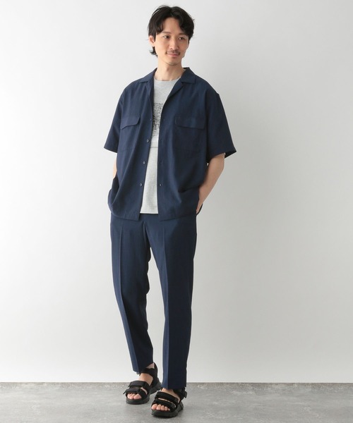 GLOBAL WORK(グローバルワーク)の「爽快DRYタッチスラックス/992222(スラックス・メンズ・スミクロ/ネイビー/ブラック・SMALL/MEDIUM/LARGE/X-LARGE)」の12枚目の写真