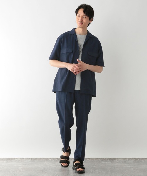 GLOBAL WORK(グローバルワーク)の「爽快DRYタッチスラックス/992222(スラックス・メンズ・スミクロ/ネイビー/ブラック・SMALL/MEDIUM/LARGE/X-LARGE)」の13枚目の写真